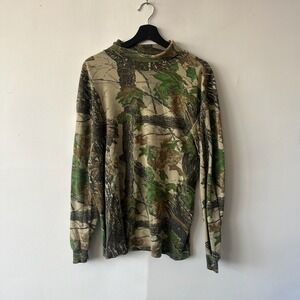 Duofold Shirt Mens Medium Camouflage Long Sleeve Camo Hunting Outdoor Thermal